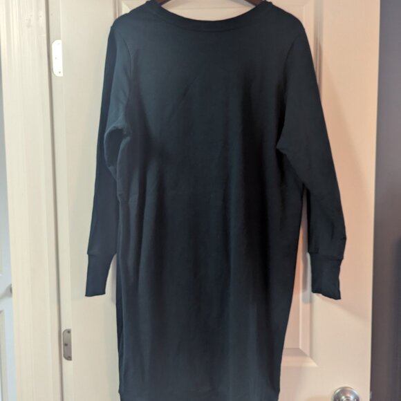 Universal Standard Bree Sweatshirt Dress in Deep Sea Size S (14/16) - Picture 3 of 4